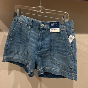 NWT Old Navy High-rise OG Chino 3.5” inseam denim shorts